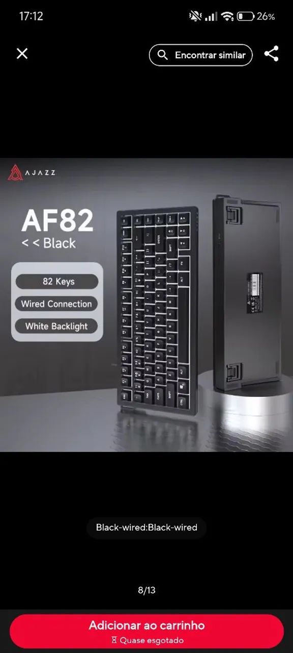 Teclado Pc jazz af82