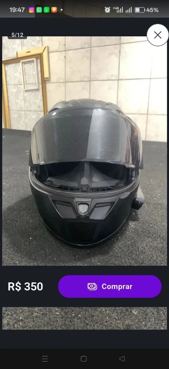 CAPACETE ASX + INTERCOMUNICADOR  - Foto 5