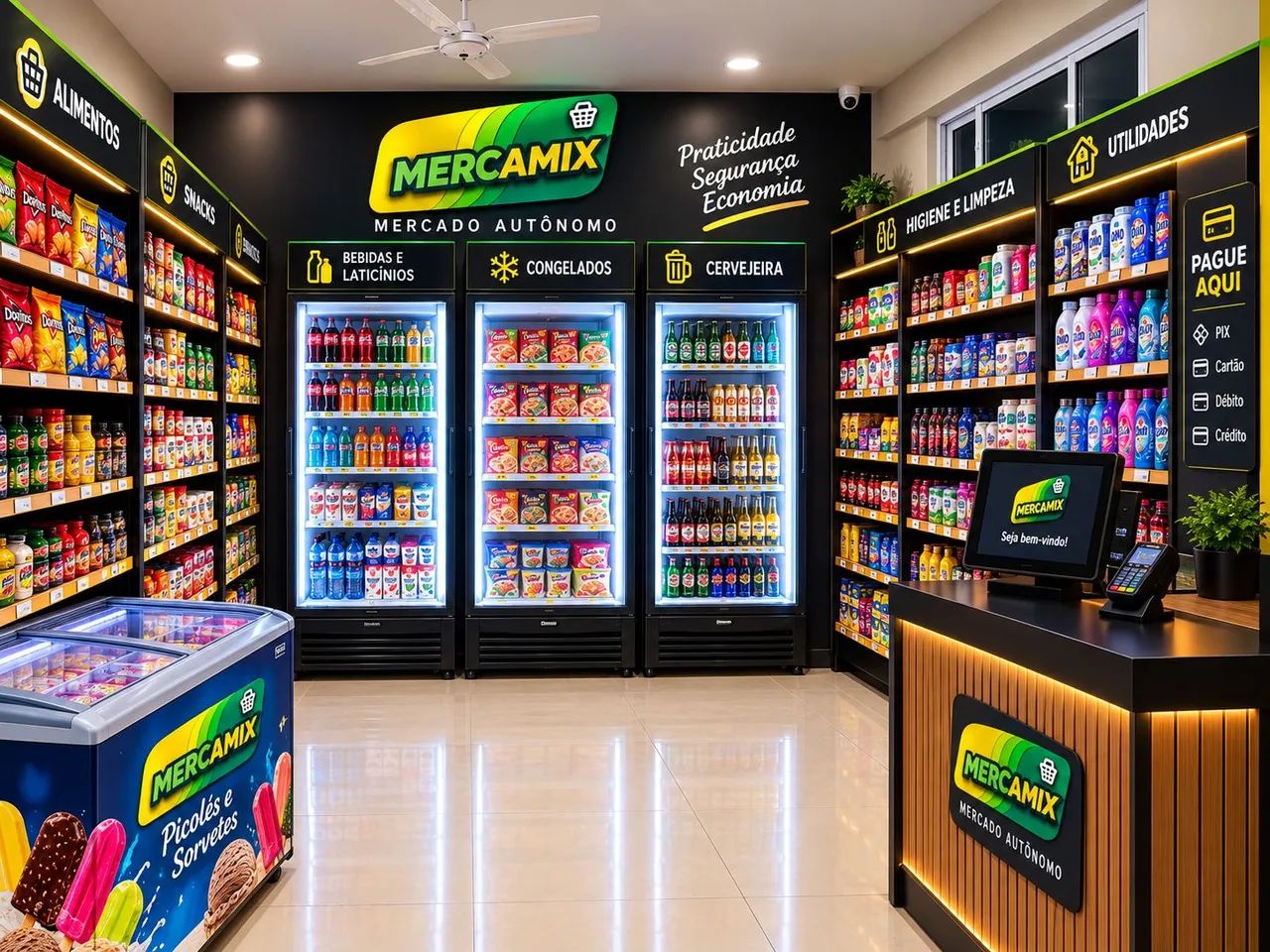 Mercado Autônomo Condomínio 