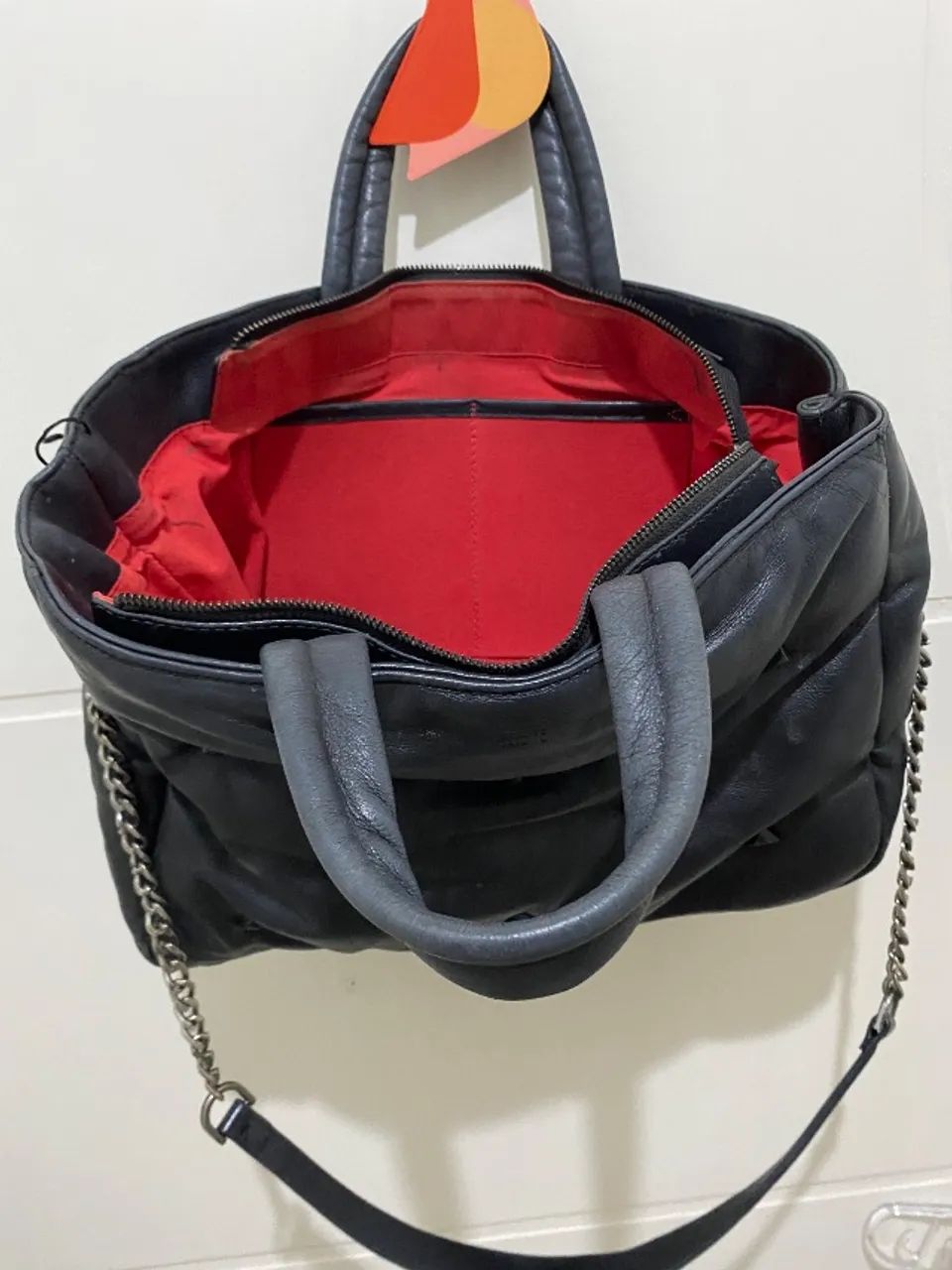 Bolsa grande Arezzo Couro  - Foto 3