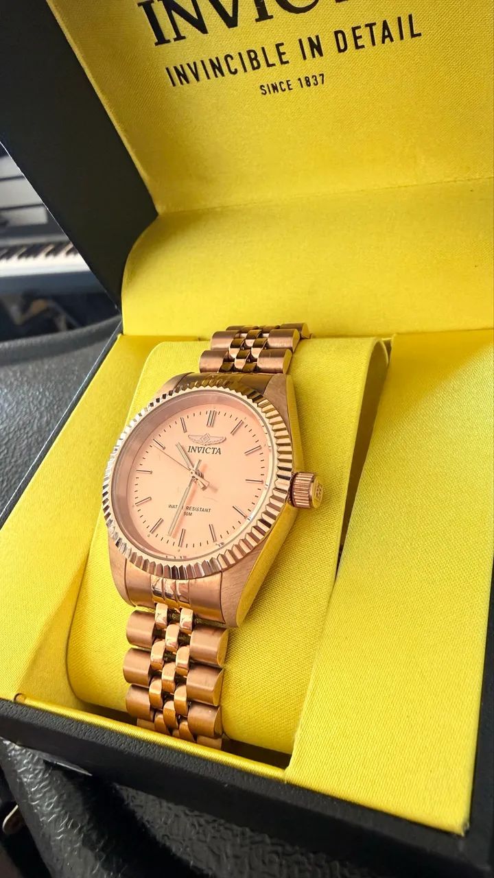 Relogio Invicta dourado  - Foto 2