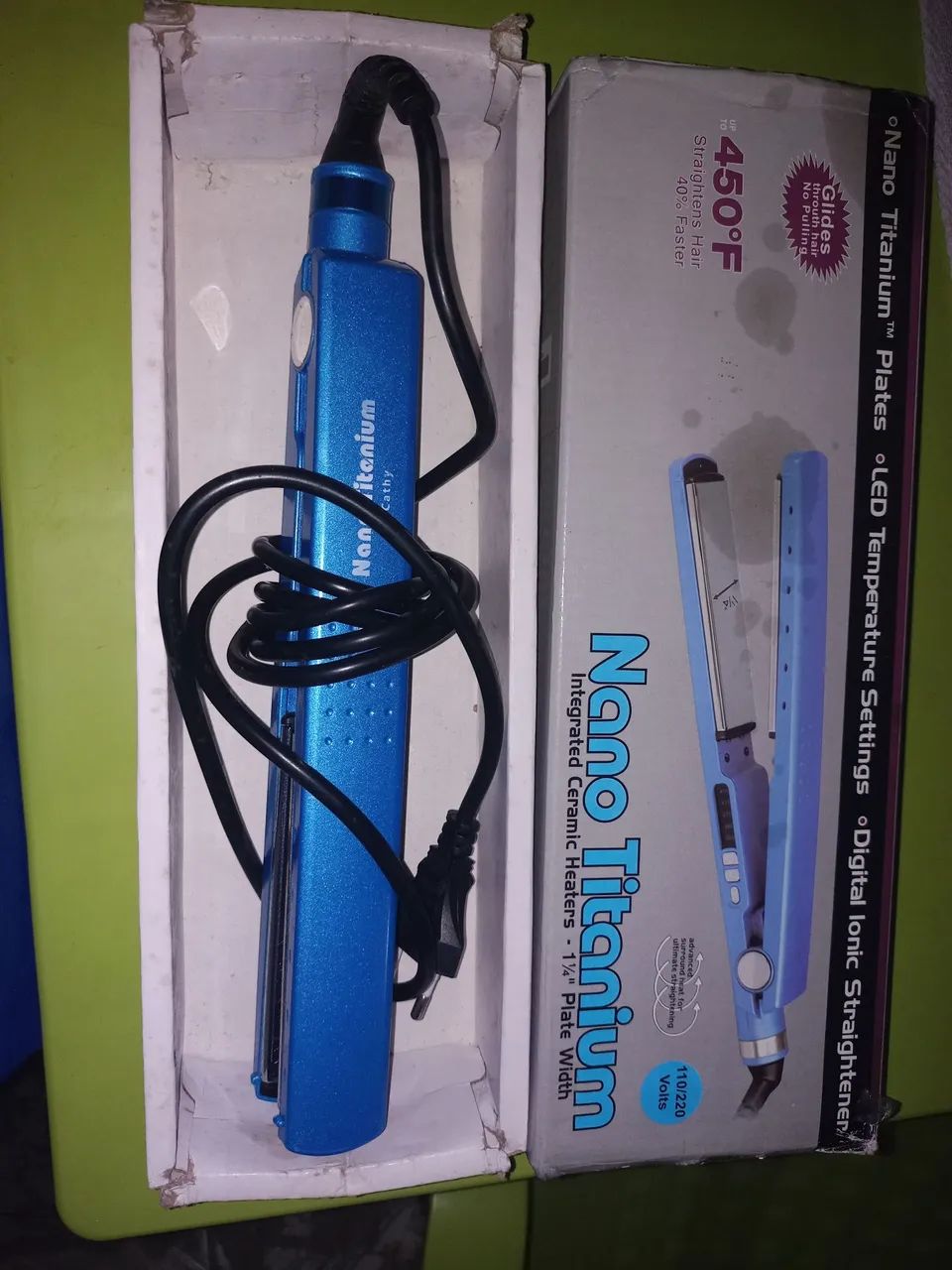 Prancha nano titanium