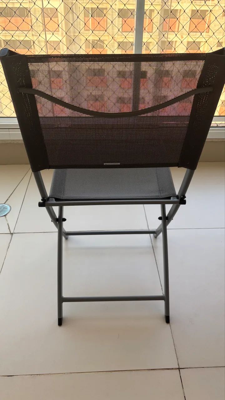 2 cadeiras dobráveis em aluminio - Foto 4