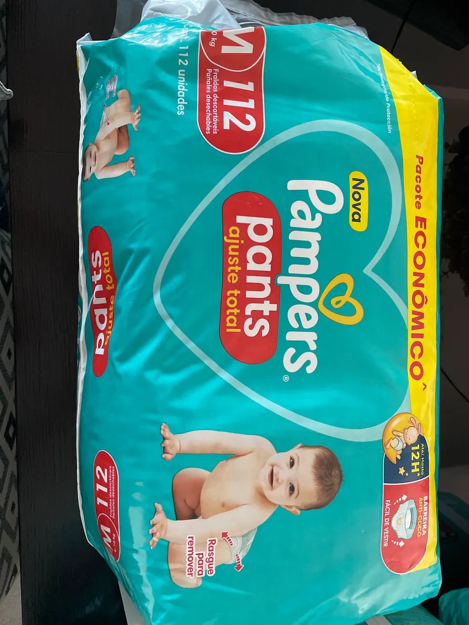 Fralda pampers pants ajuste total M 112 - Foto 2