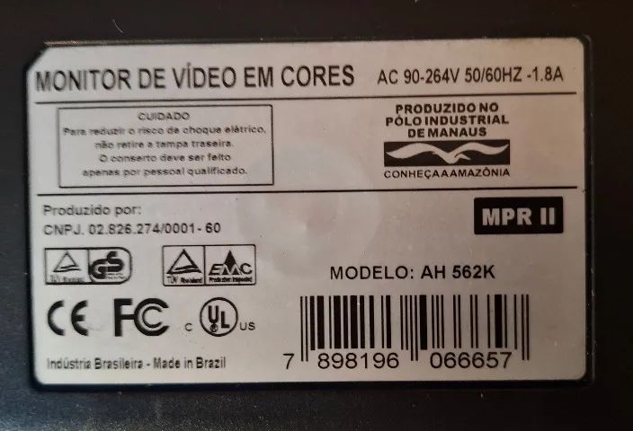 Monitor de vídeo, marca  Proview MPR II, 14 polegadas, tela CRT, sem multimidia - Foto 5