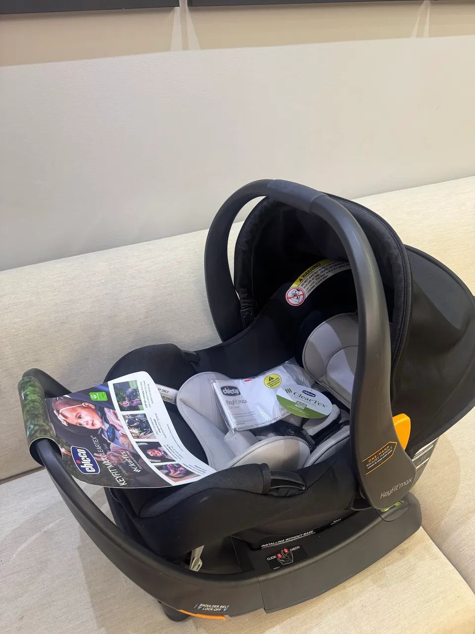 CADEIRINHA CHICCO KEYFIT MAX CLEARTEX NOVA  - Foto 2