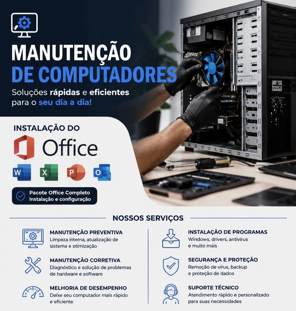 Manutenção de Computadores e Notebooks