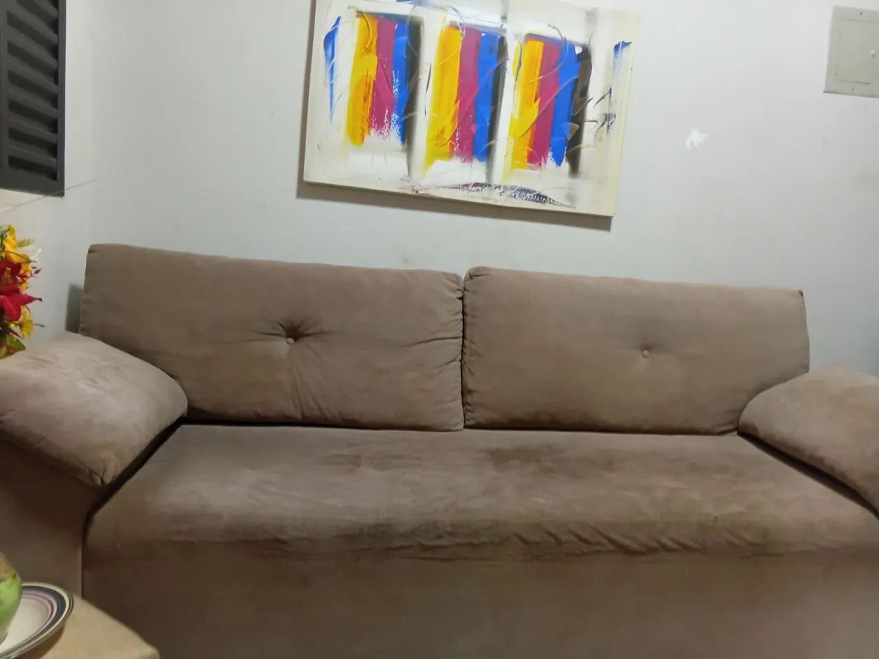 Conjunto de sofa de 3 e 4 lugares  - Foto 2