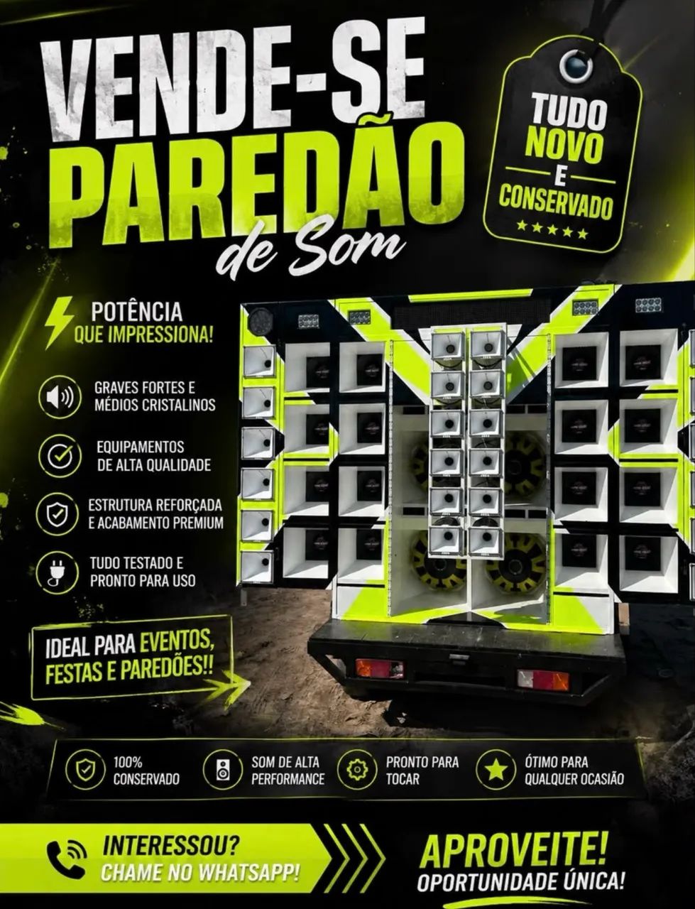 Vende-se paredão 