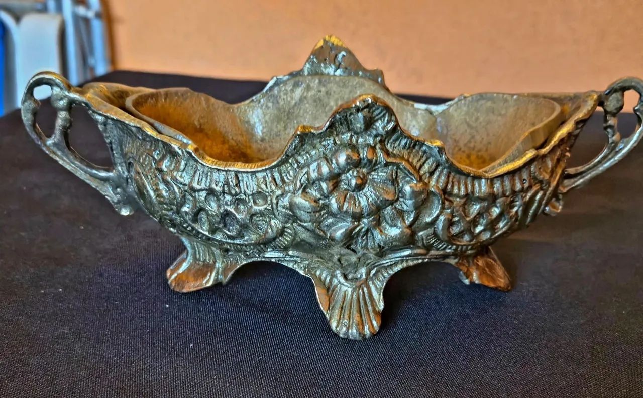 Bombonier bronze maciço antigo - Foto 2