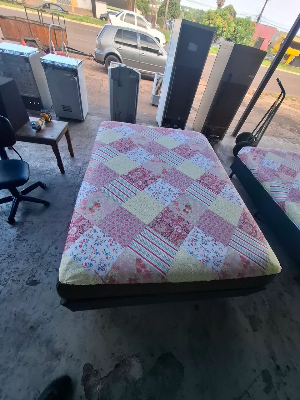 Cama Box casal com colchão  - Foto 4
