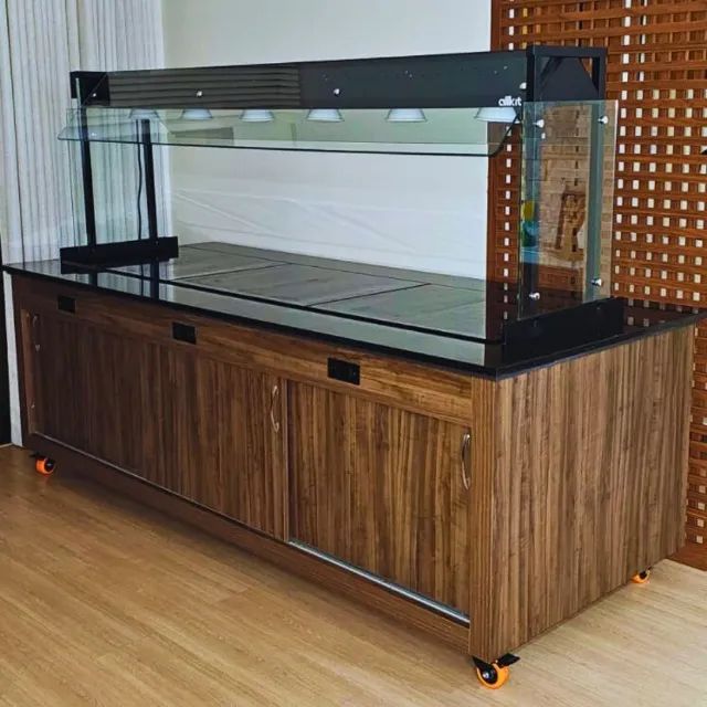 Balcão para buffet Glasart em Granito e MDF - Foto 3
