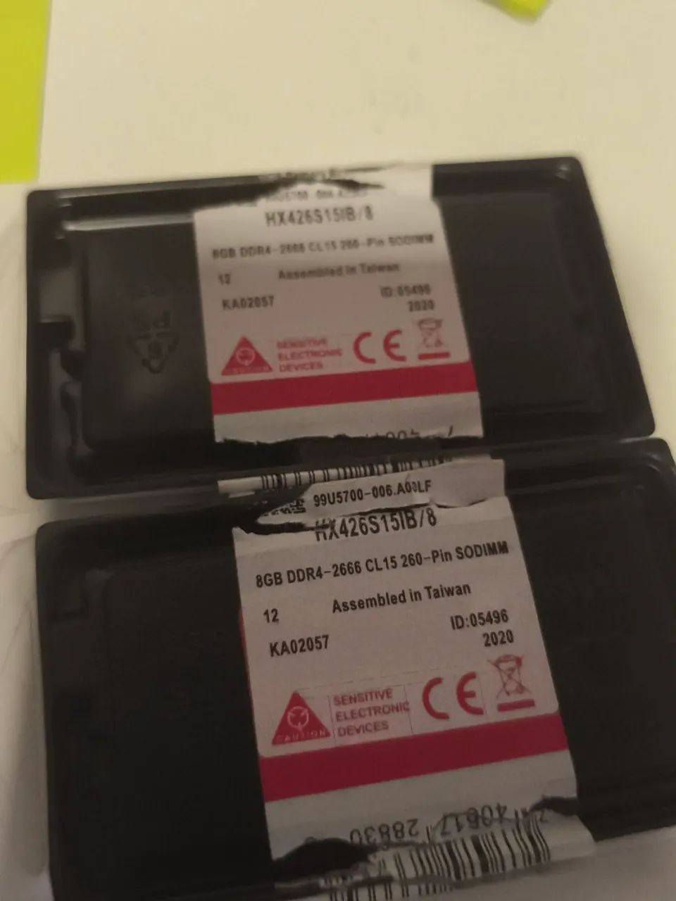 Memória ram HyperX DDR4 8gb notebook 2666 CL15 - Foto 2