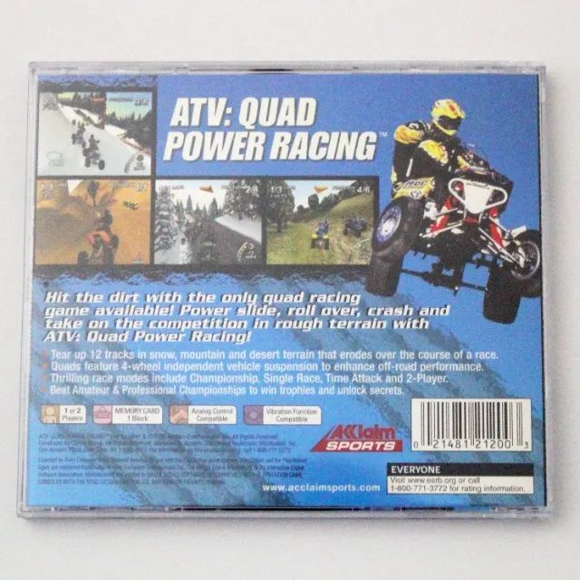 ATV: Quad Power Racing para PlayStation completo em perfeito estado de conservação - Foto 3