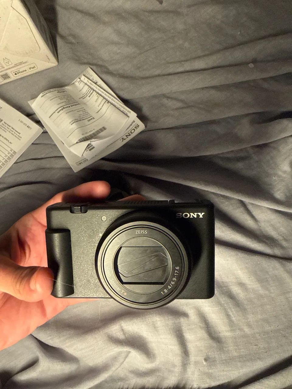 sony zv-1M2 lacrada com todos acessórios e documentos  - Foto 2