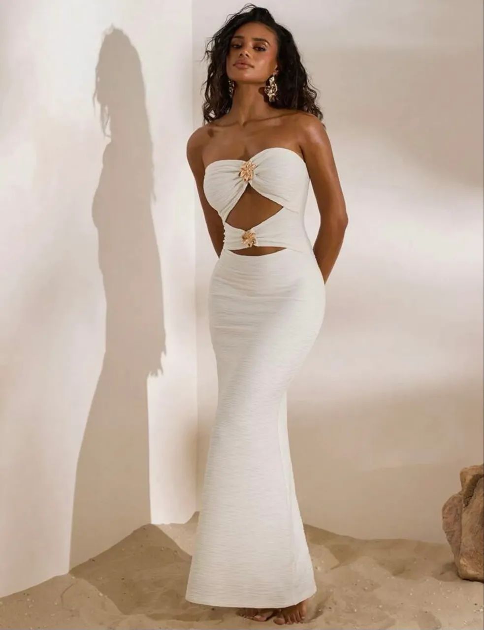 Vestido Branco Longo Impecável - Foto 3