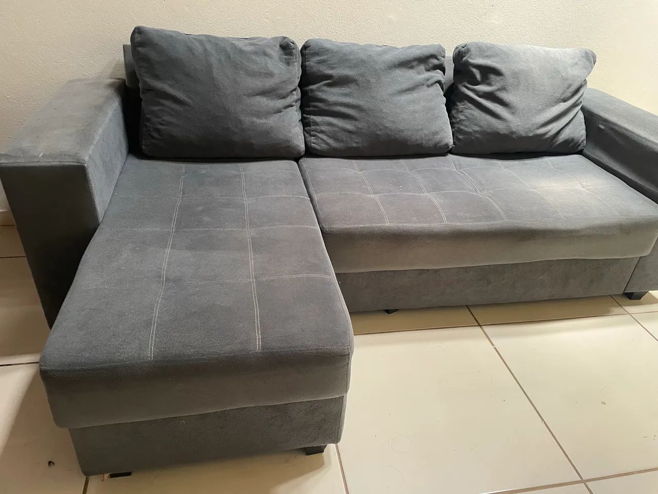 SOFÁ L DE MADEIRA  - Foto 4