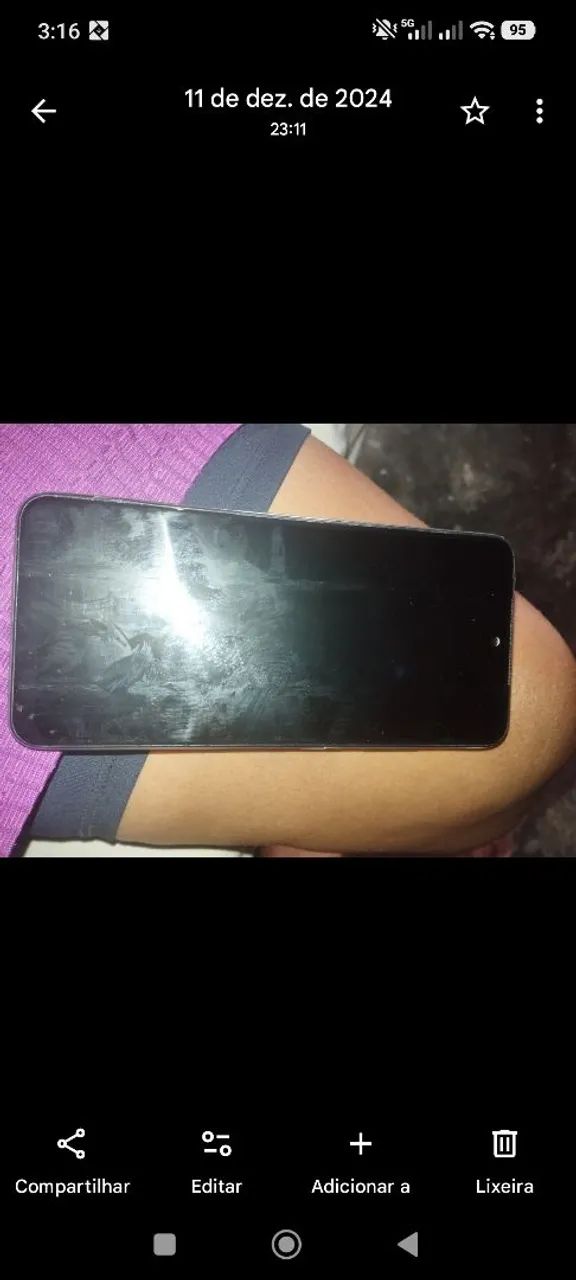 Celular note 10 com placa queimada - Foto 3