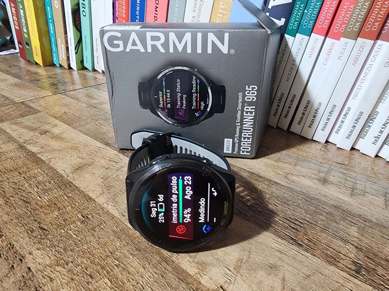 GARMIN FORERUNNER 965 AMOLED - IMPECÁVEL + CAIXA + ACESSÓRIOS - Foto 3