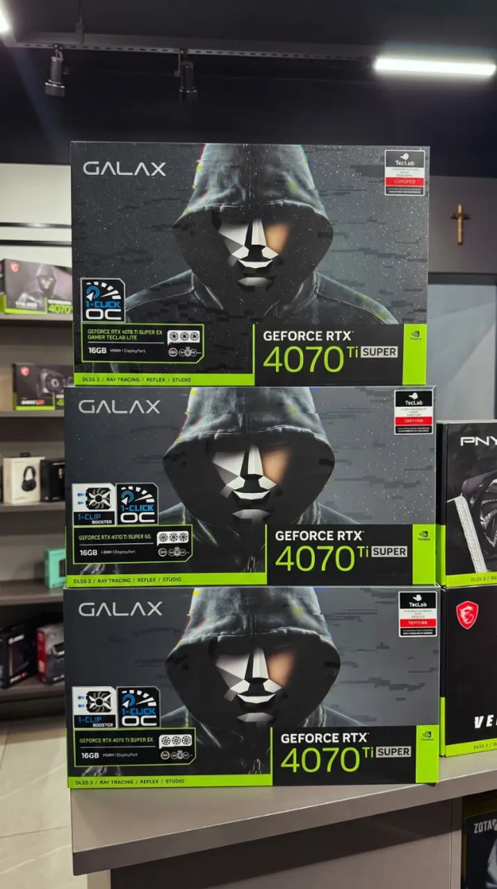 Geforce RTX 4070 Ti Super 16gb LACRADA ORIGINAL + NOTA FISCAL