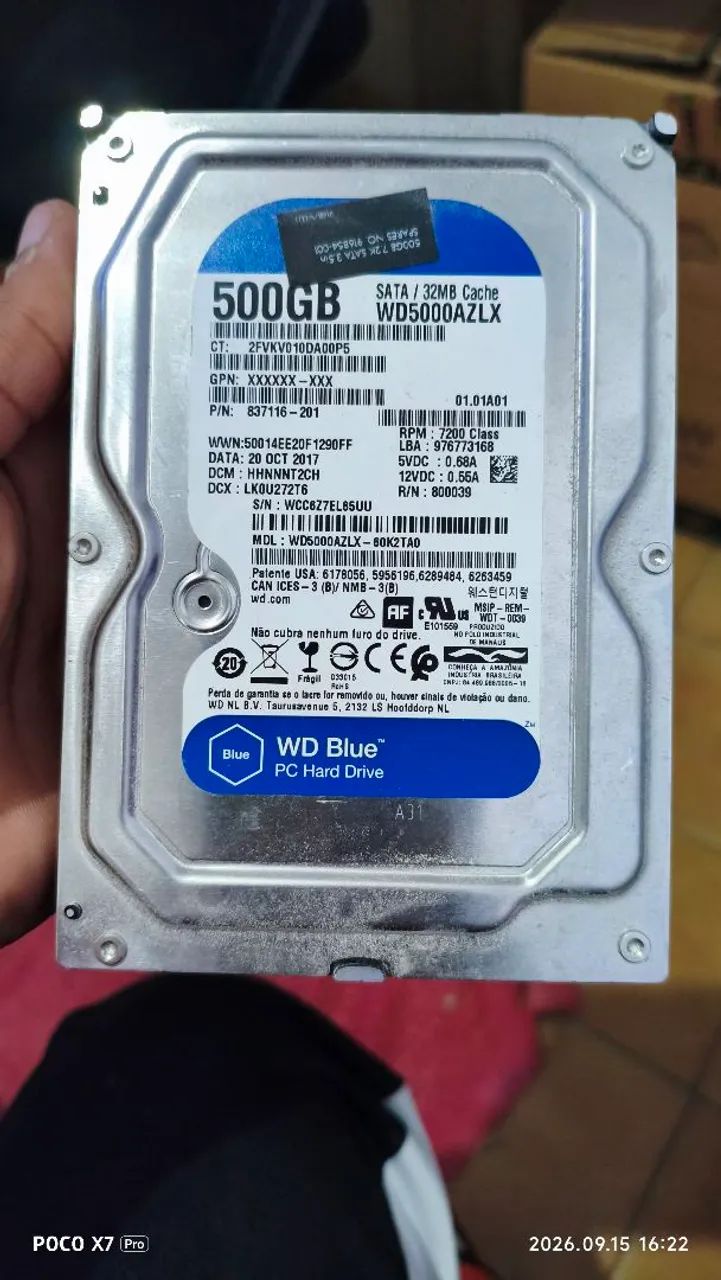 2 HD DE 500GB - Foto 2