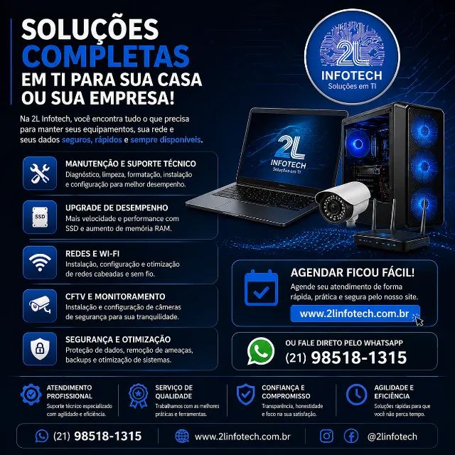 Suporte Técnico e Serviços de TI | 2L Infotech - Foto 3