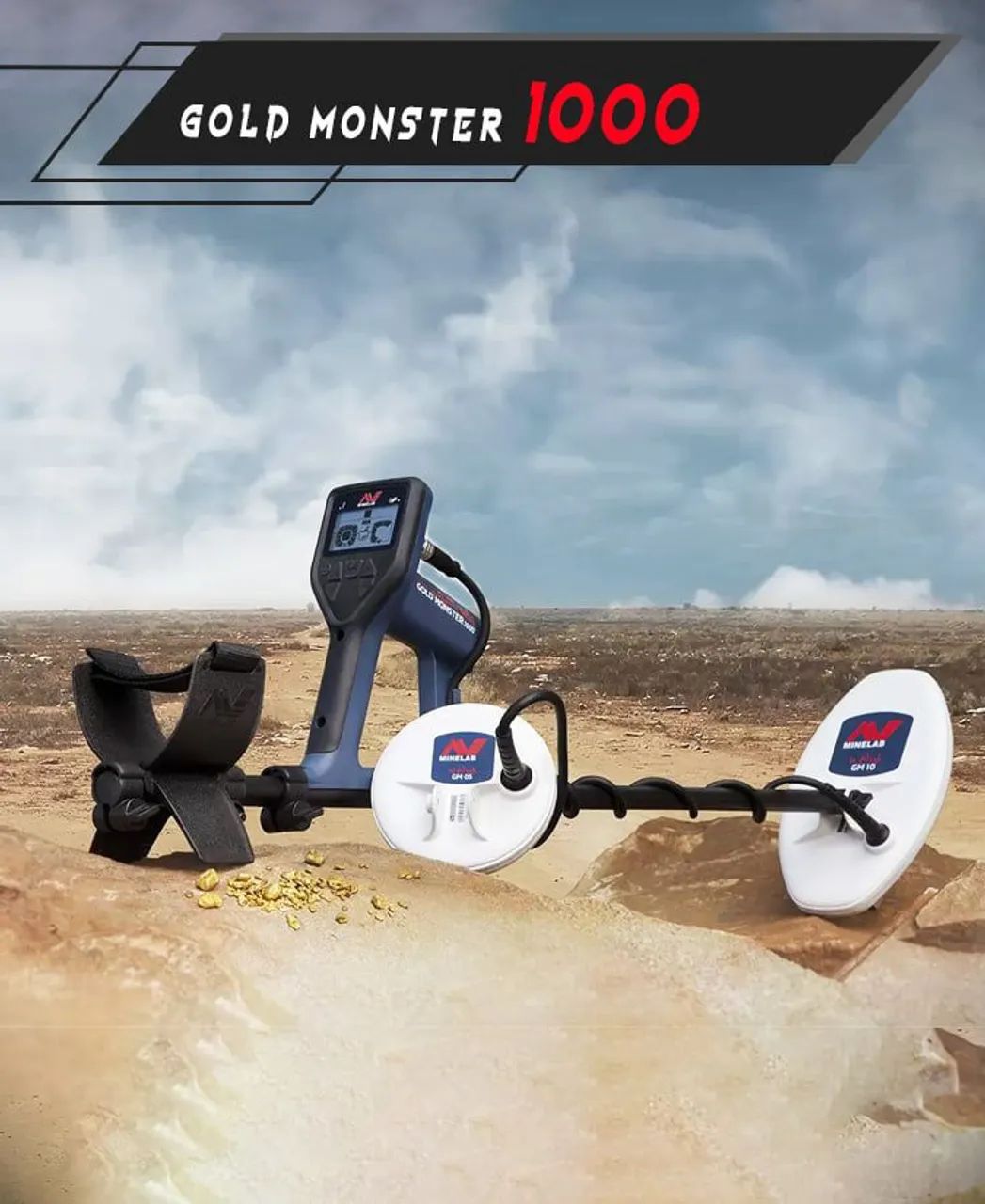 Detector de metais Gold Monster 1000 minelab  - Foto 2