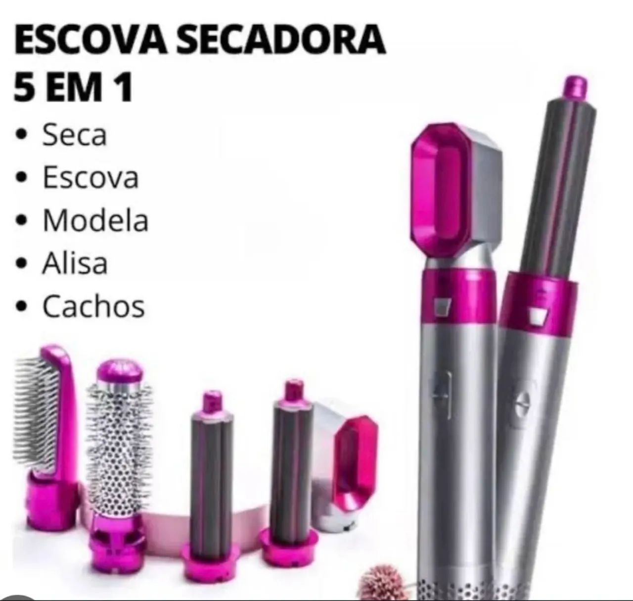 Escova modeladora 5 em 1  usada poucas vezes 110v   - Foto 3