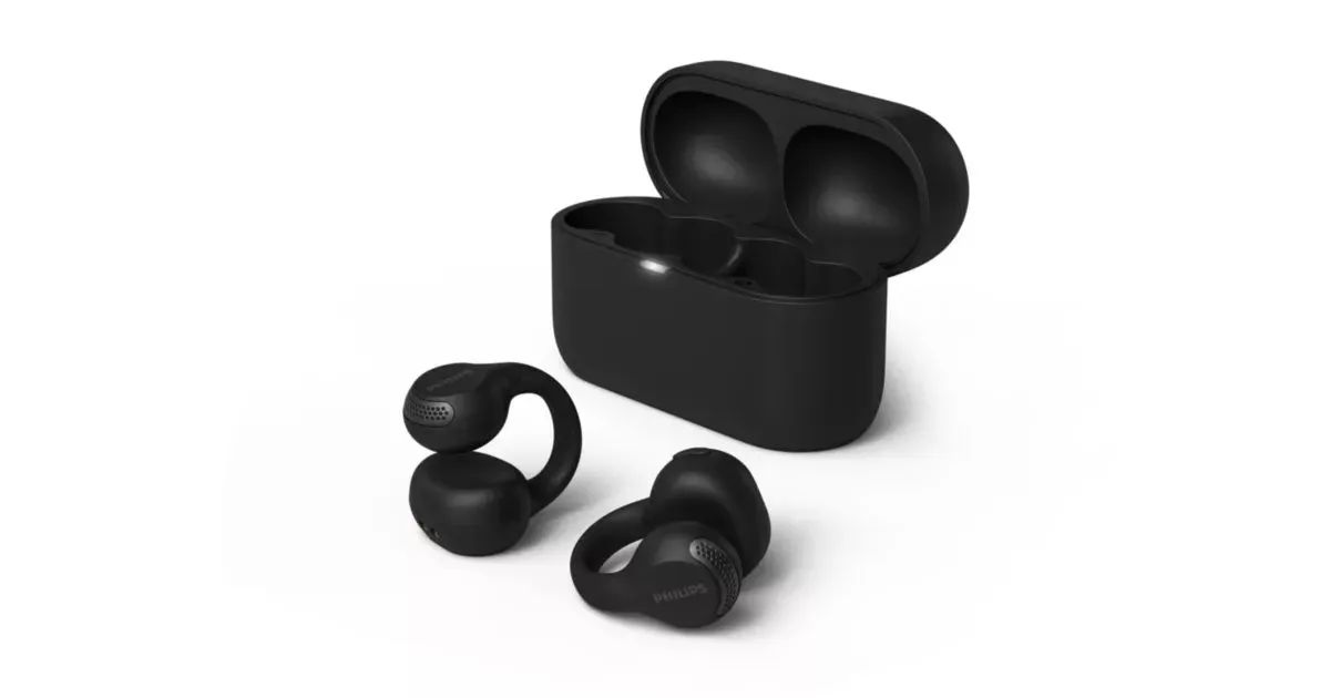 Fone Bluetooth Philips TAQ2000BK/00 TWS Open Ear Preto