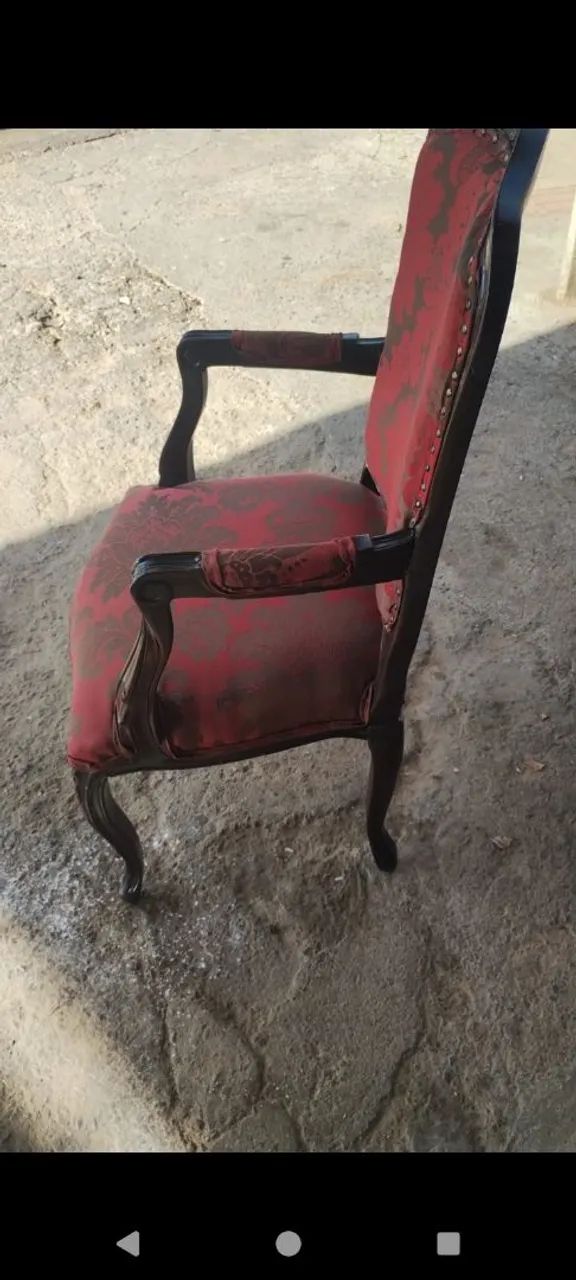 Cadeira antiga estilo manuelino  - Foto 3