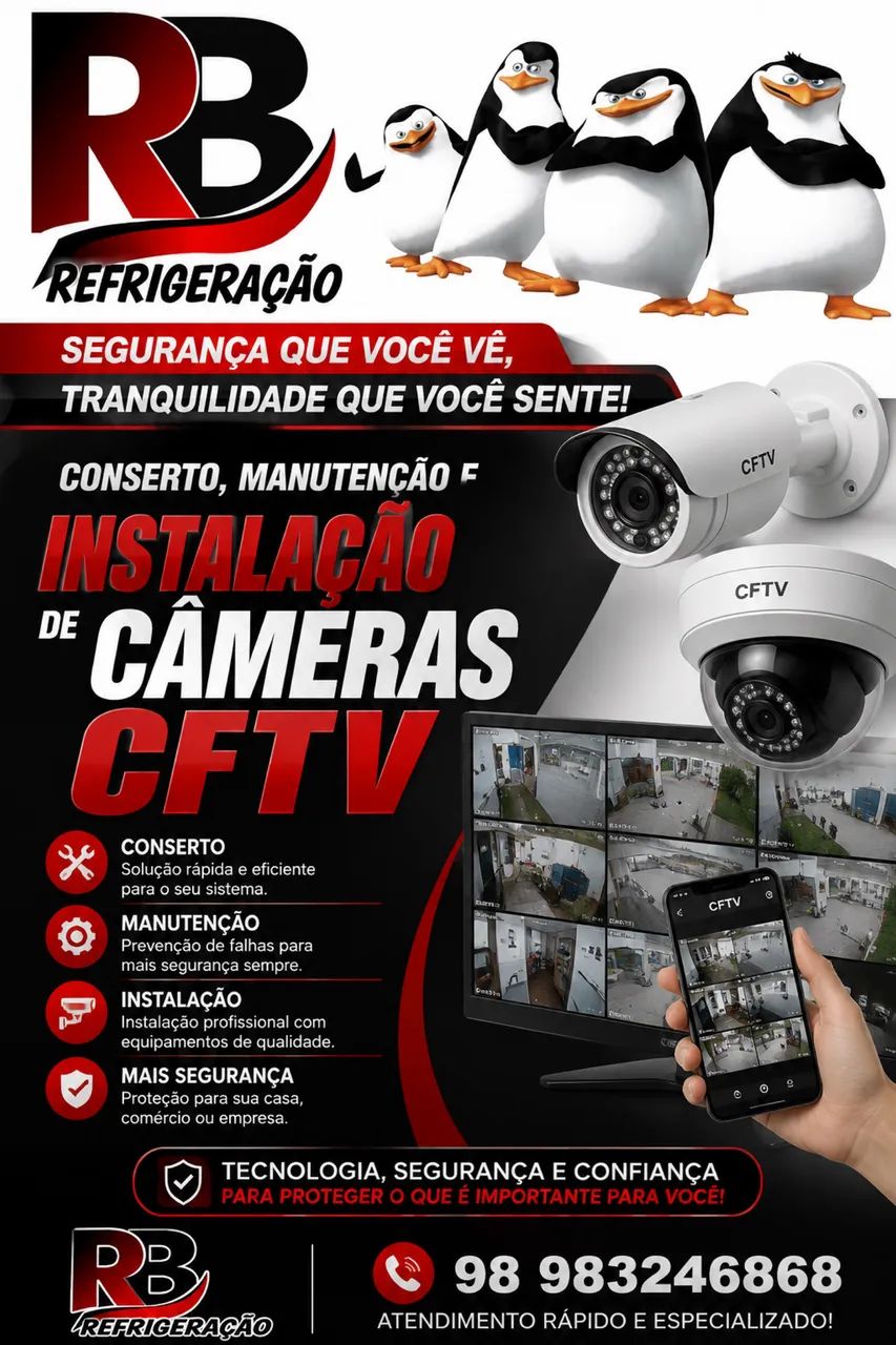 câmeras de segurança