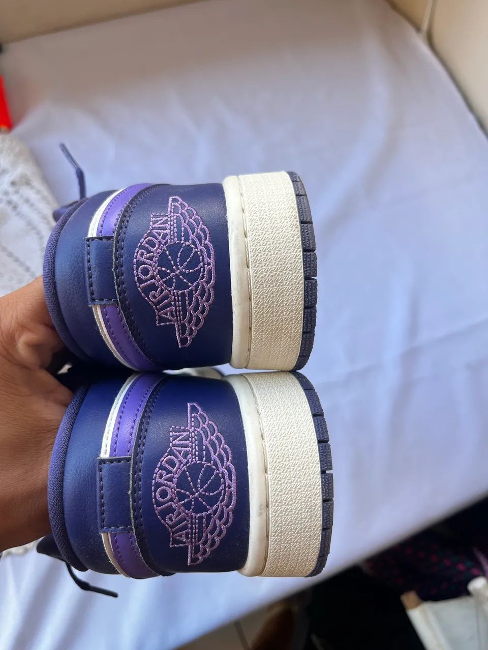 Tênis Jordan 1 Low Purple Sail  - Foto 3