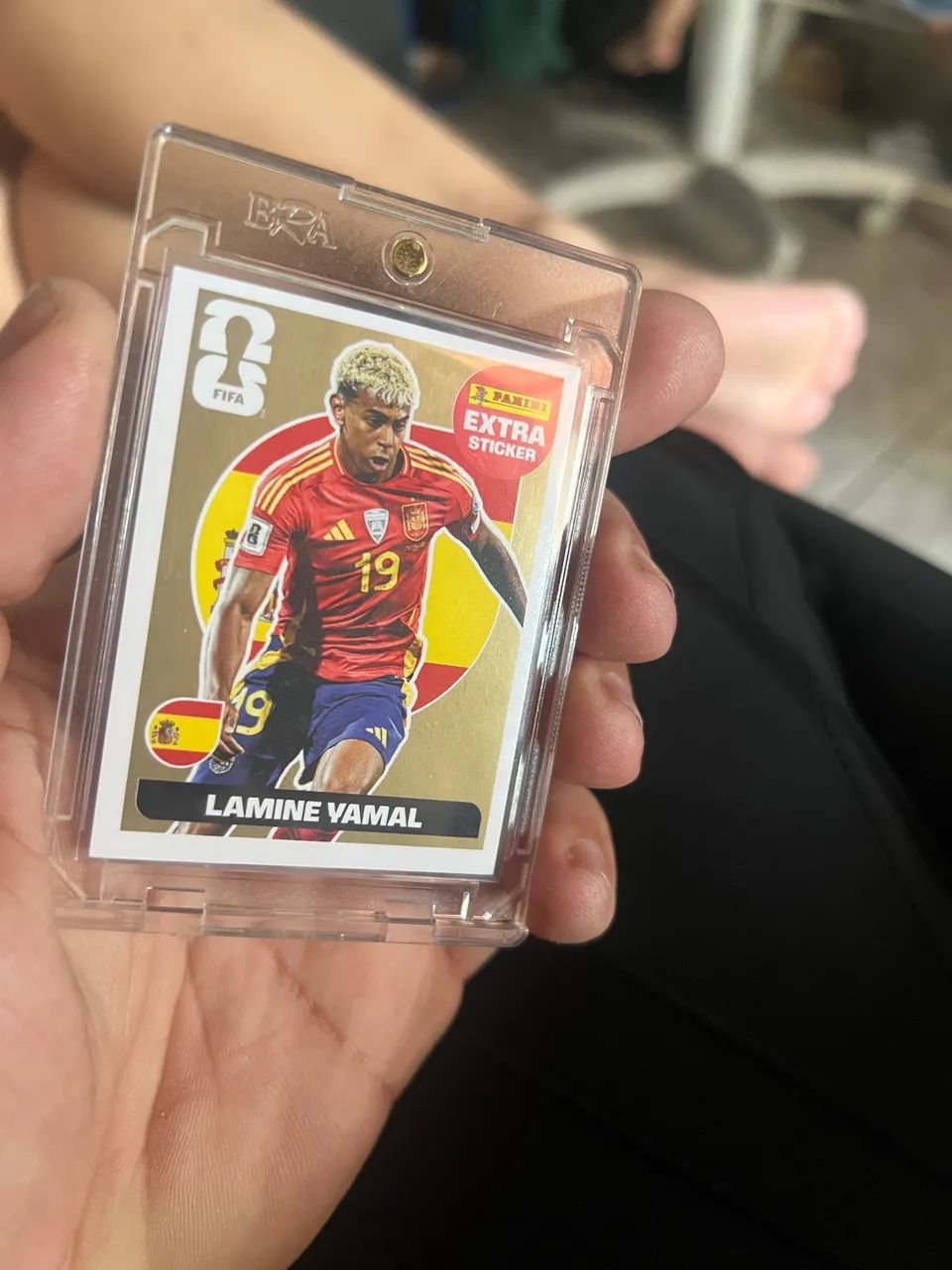 Figurinha legend da copa 