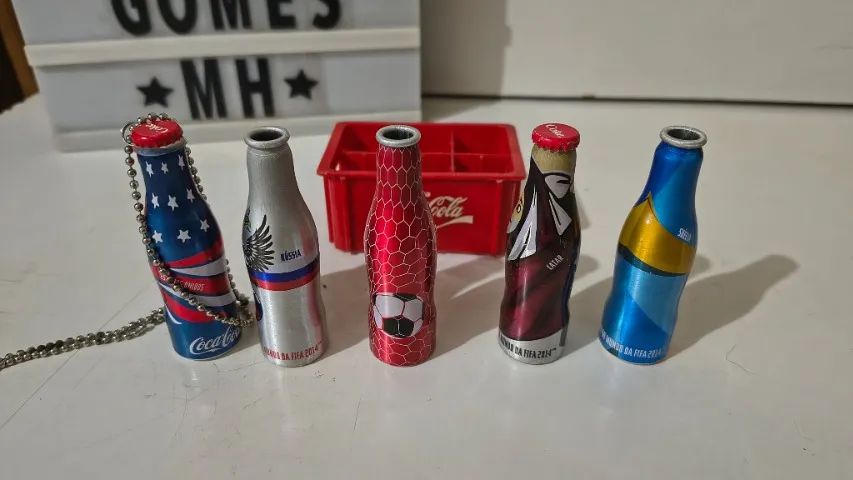 Mini garrafas coca cola copa 2014 - Foto 2