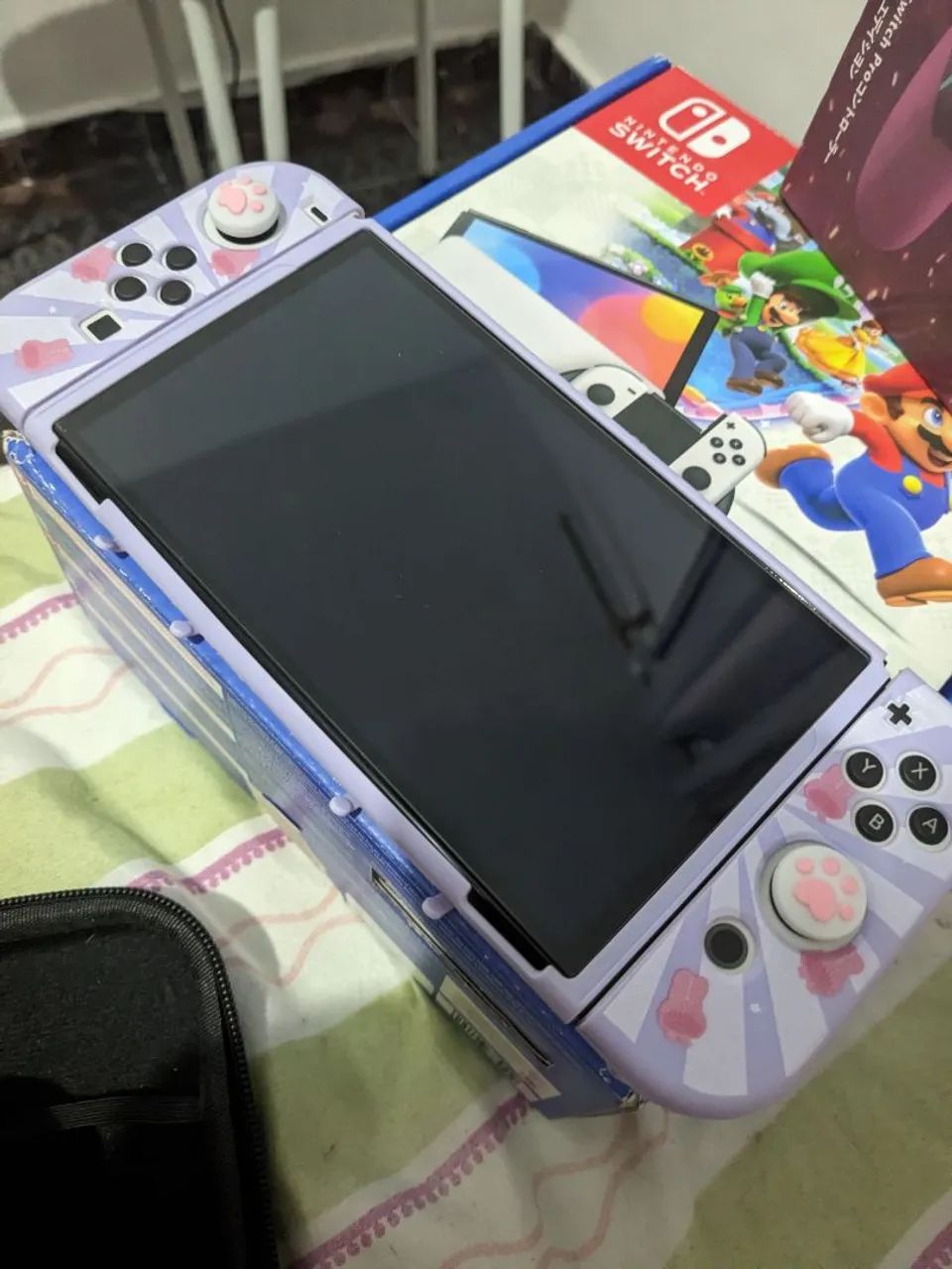 Nintendo Switch OLED 256GB DESBLOQUEADO - Foto 2