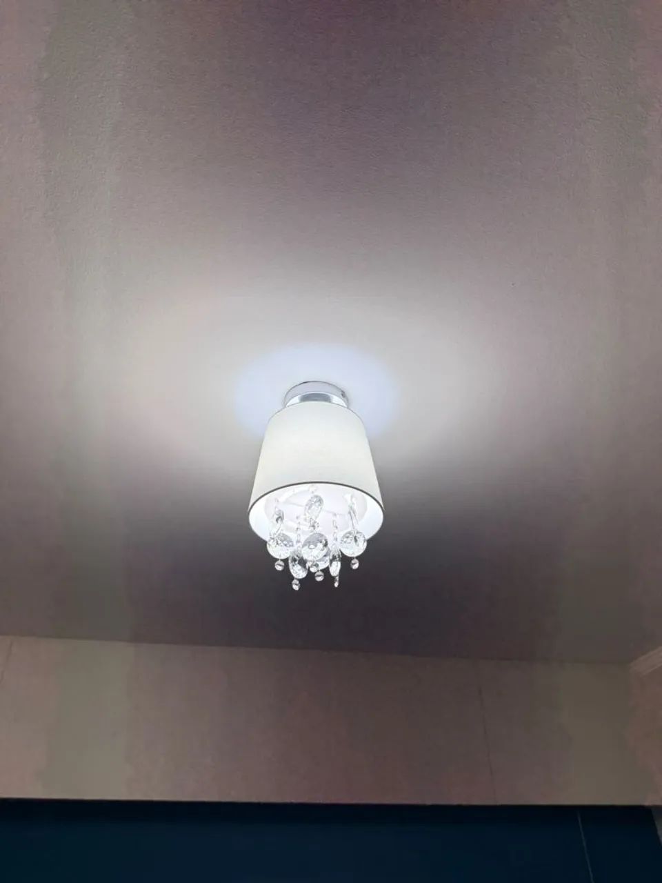 Lustre de teto com cristais - Foto 2