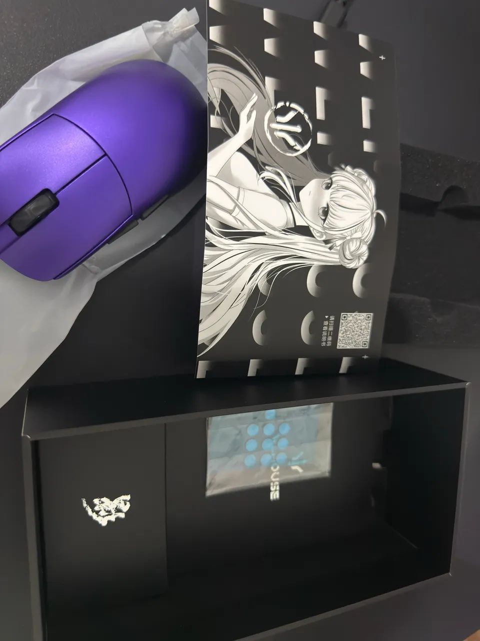 WLMouse Ying Magnesium 8k Roxo - Foto 4