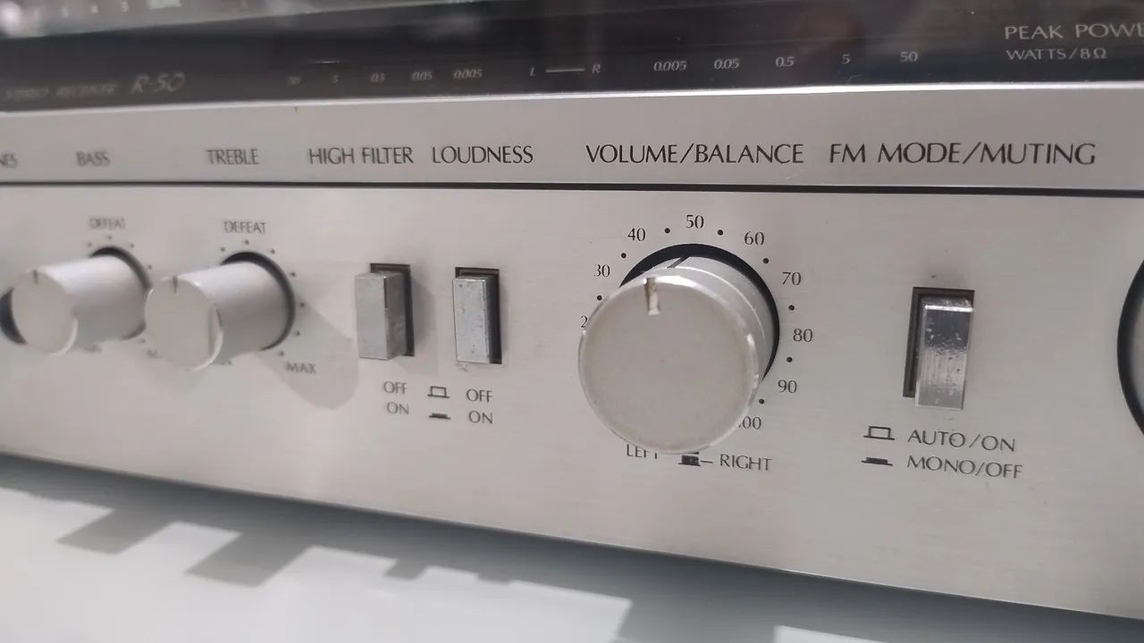 Sansui R50 receiver com manual original do aparelho  - Foto 5