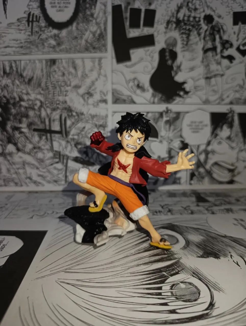 OPORTUNIDADE | Boneco Estatua Monkey D. Luffy One Piece Premium - Foto 3