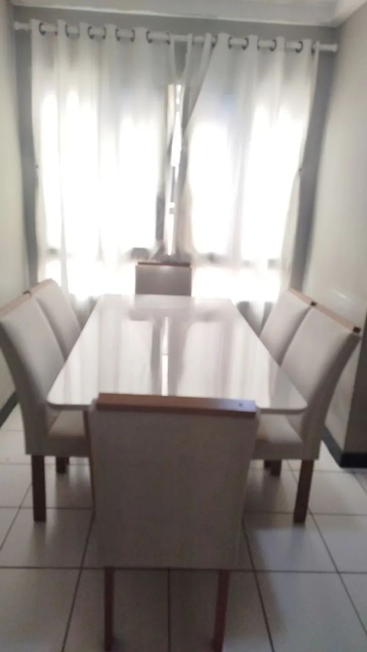 MESA JANTAR C/6 CADEIRAS 