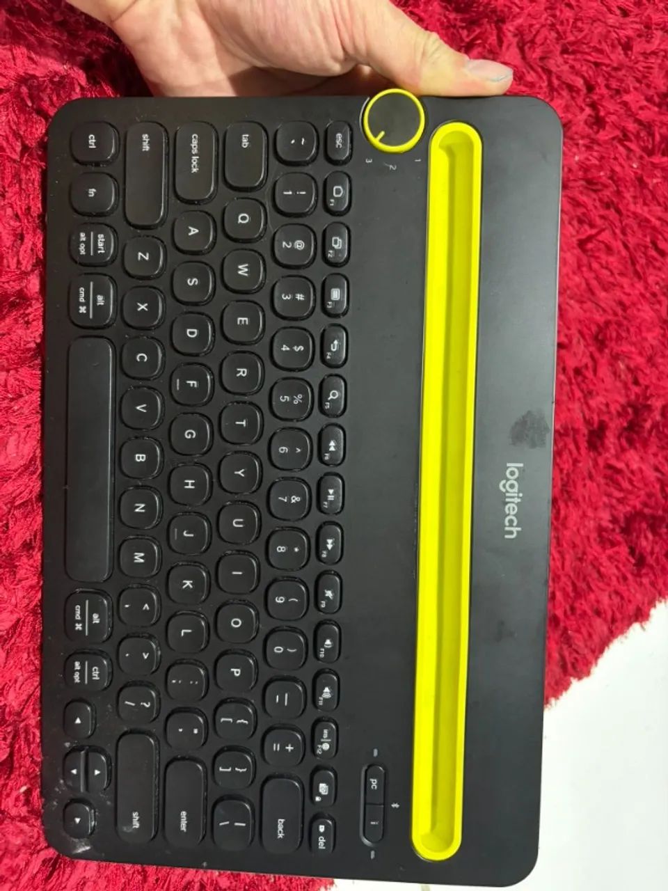 Teclado sem fio Logitech K480 c/Suporte Integrado para Smartphone e Tablet, Bluetooth  - Foto 2
