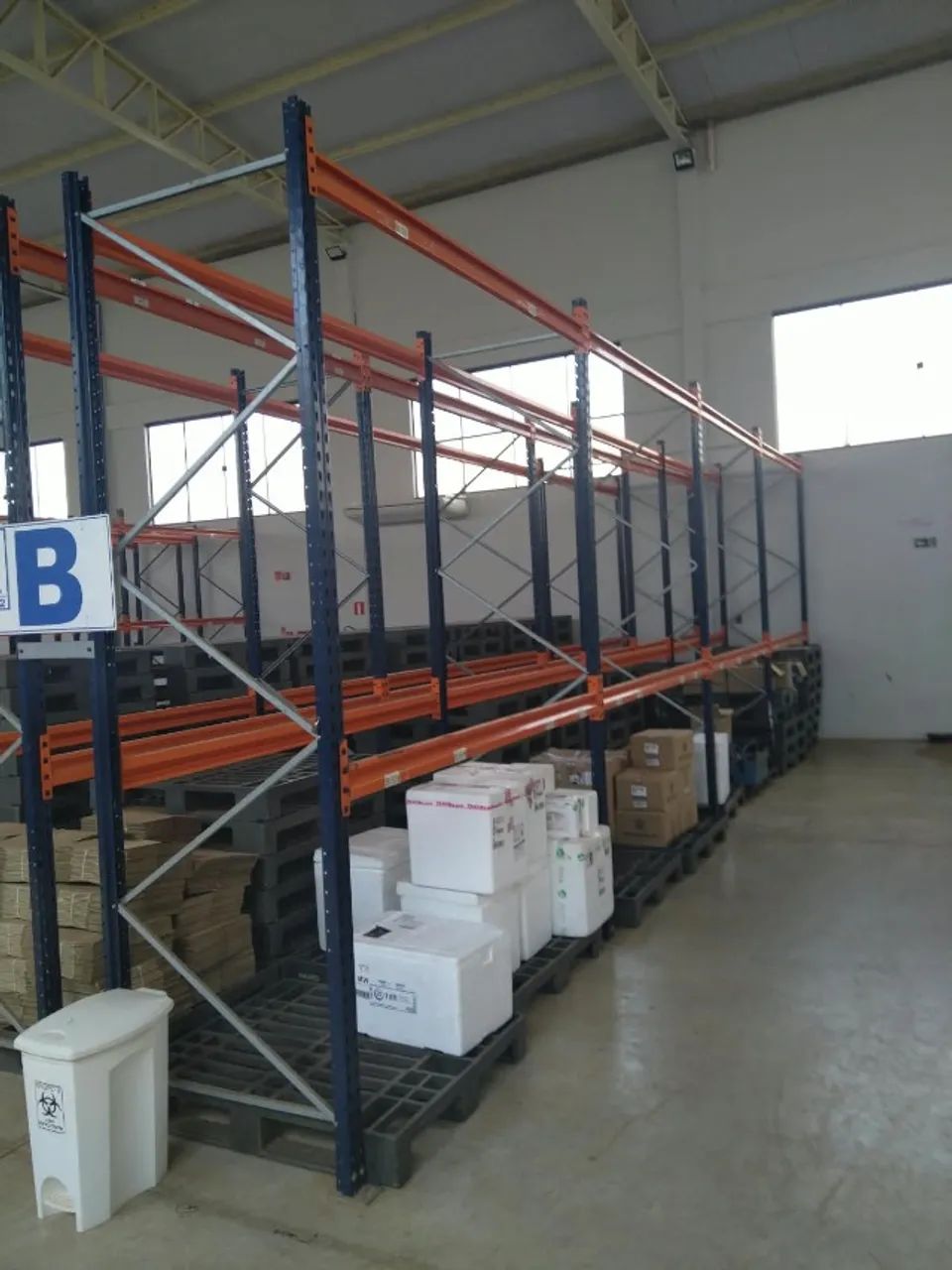 prateleira industrial alongarinas