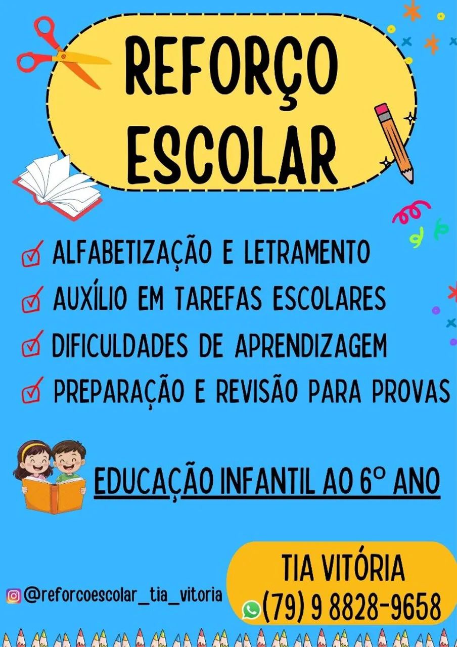 Reforço Escolar - Tia Vitória  - Foto 2