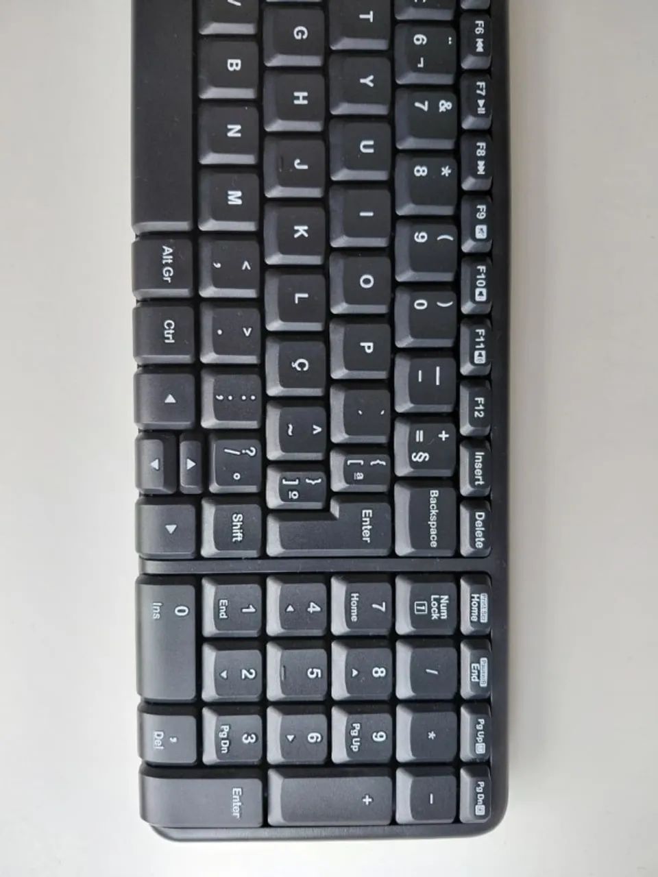 Teclado Logitech Sem Fio (ABNT2, com receptor USB) - Foto 5