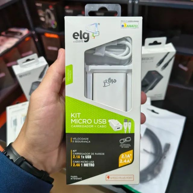 Carregador Turbo Vários modelos Para Iphone e Android USB C, Micro USB, Lightning - Foto 2