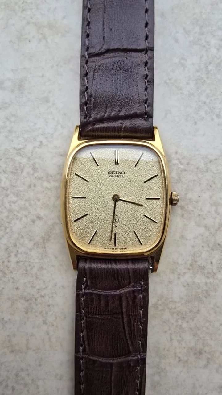 Relógio Seiko Tank Vintage Ref. 2620-0160