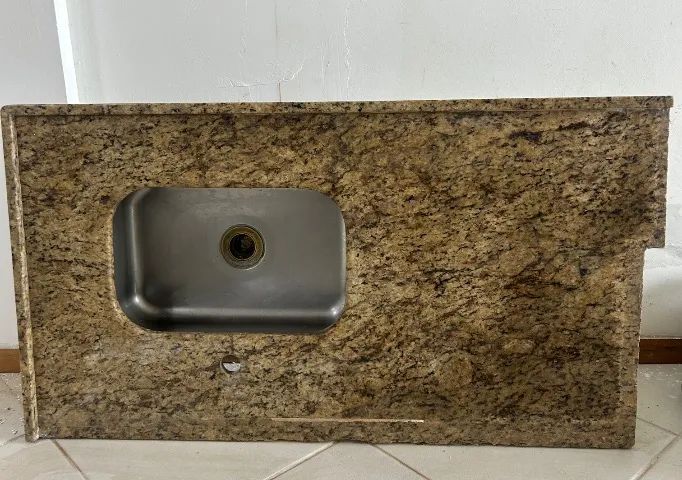 Pia de Granito Bege com Cuba - Foto 2