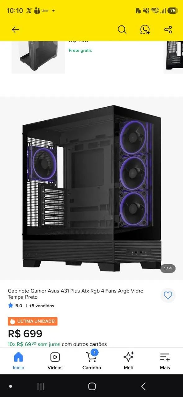 Gabinete Asus A31 Plus  - Foto 2