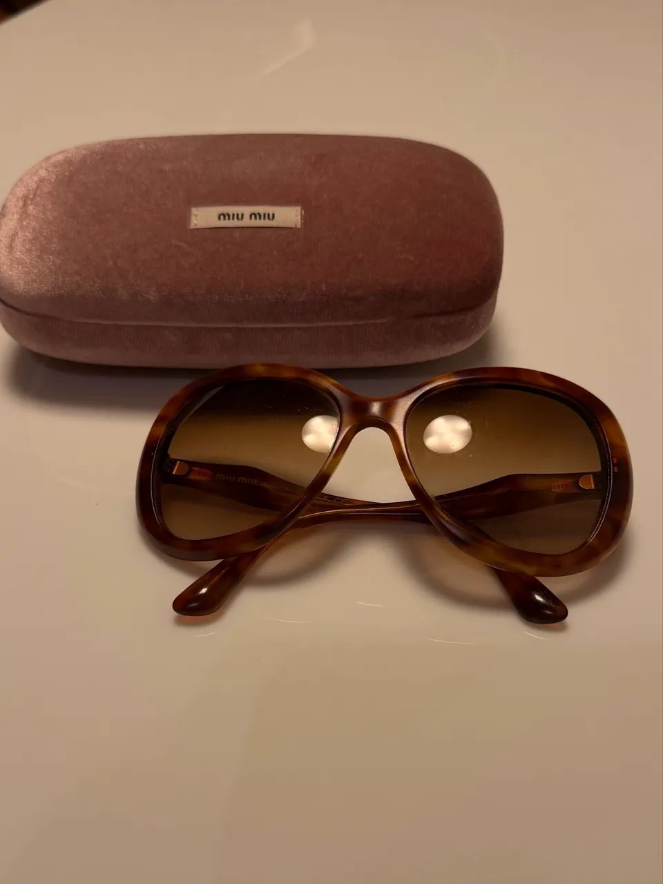 Óculos Miu Miu Original - Acetato Tartaruga - Foto 4