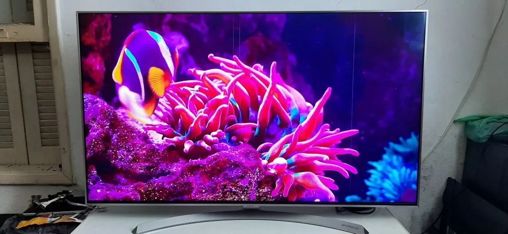 smart lg 4k de 55pol. completa e funcionando perfeita (minimo detale) - Foto 2